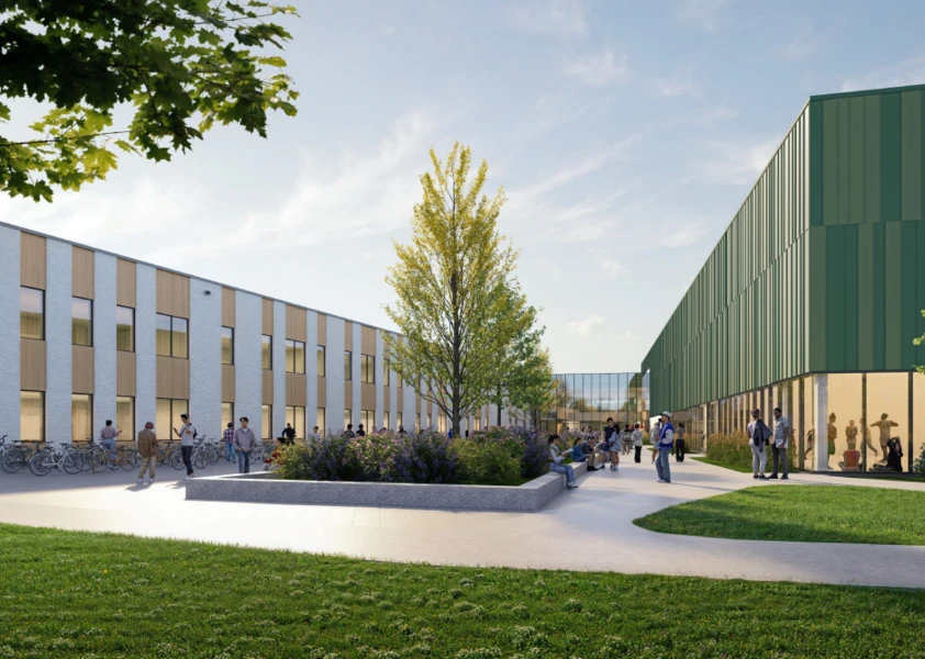 Plan de la future école secondaire à RS